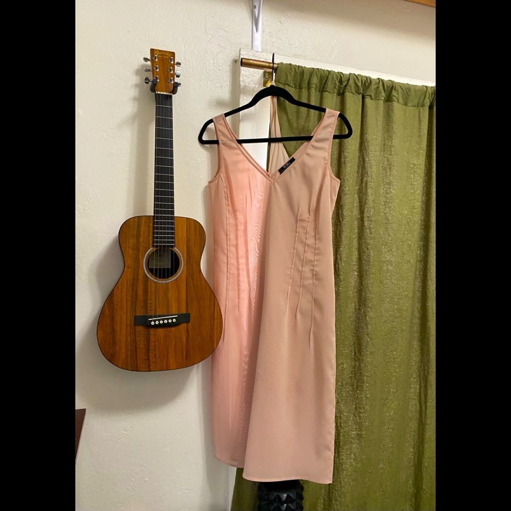 Nude Pink BCBG dress worn once sexy!